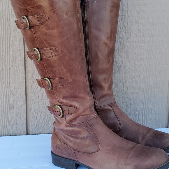 born leather boots